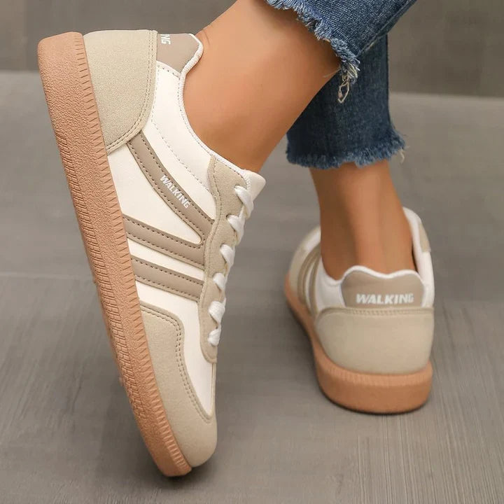 Damen Orthopädische Wildleder-Sneaker | Weites Komfort-Schuhwerk