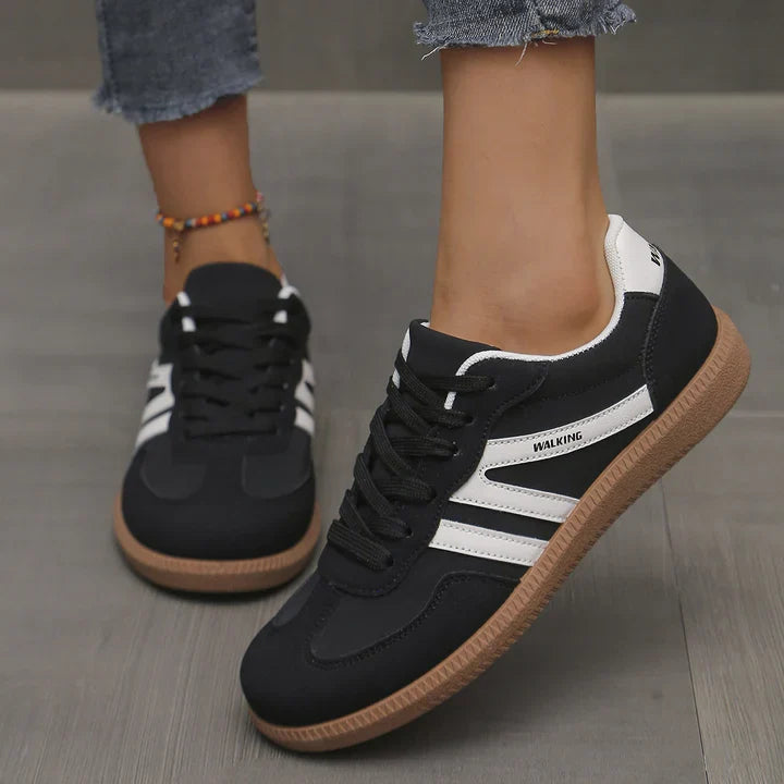 Damen Orthopädische Wildleder-Sneaker | Weites Komfort-Schuhwerk