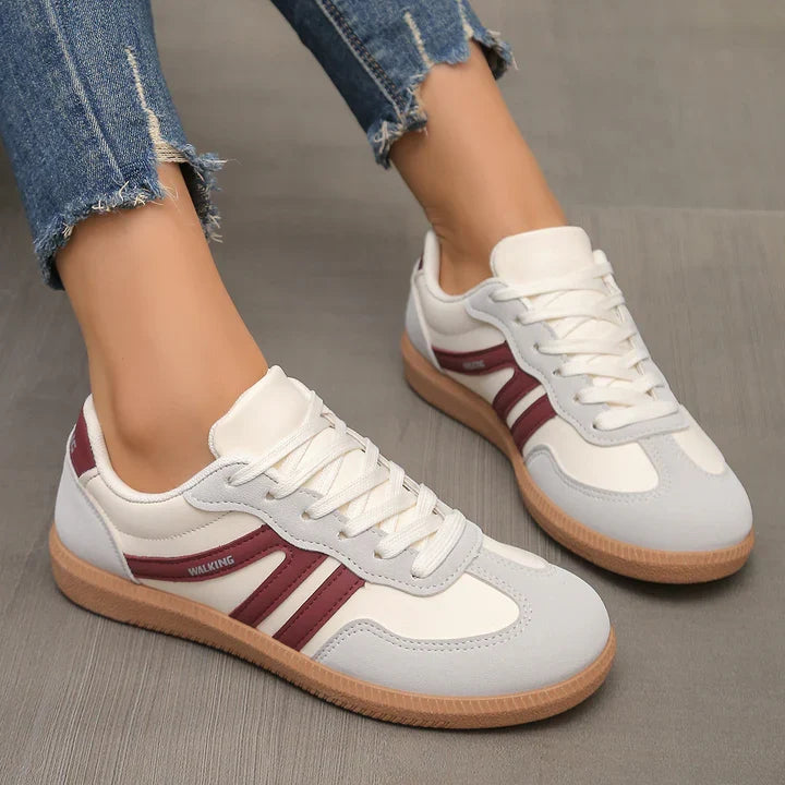 Damen Orthopädische Wildleder-Sneaker | Weites Komfort-Schuhwerk