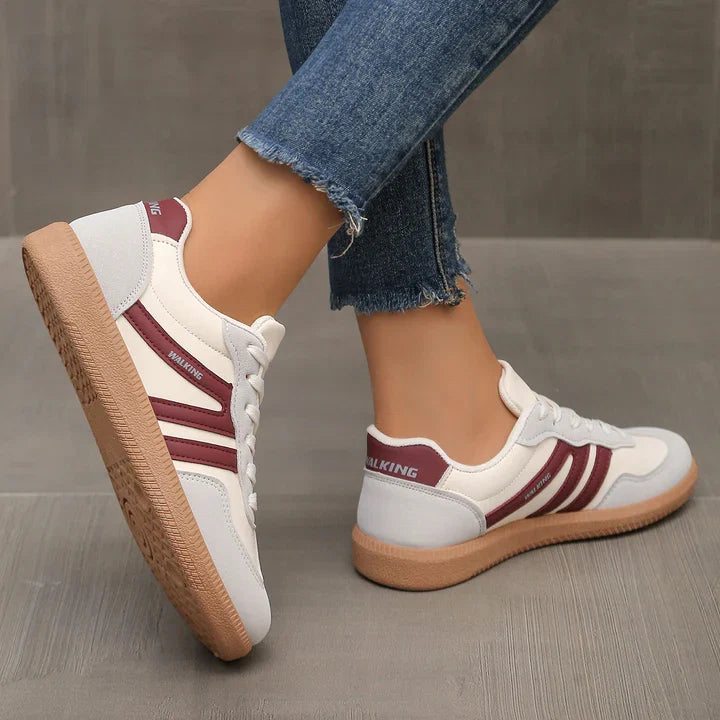 Damen Orthopädische Wildleder-Sneaker | Weites Komfort-Schuhwerk