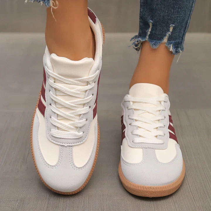 Damen Orthopädische Wildleder-Sneaker | Weites Komfort-Schuhwerk