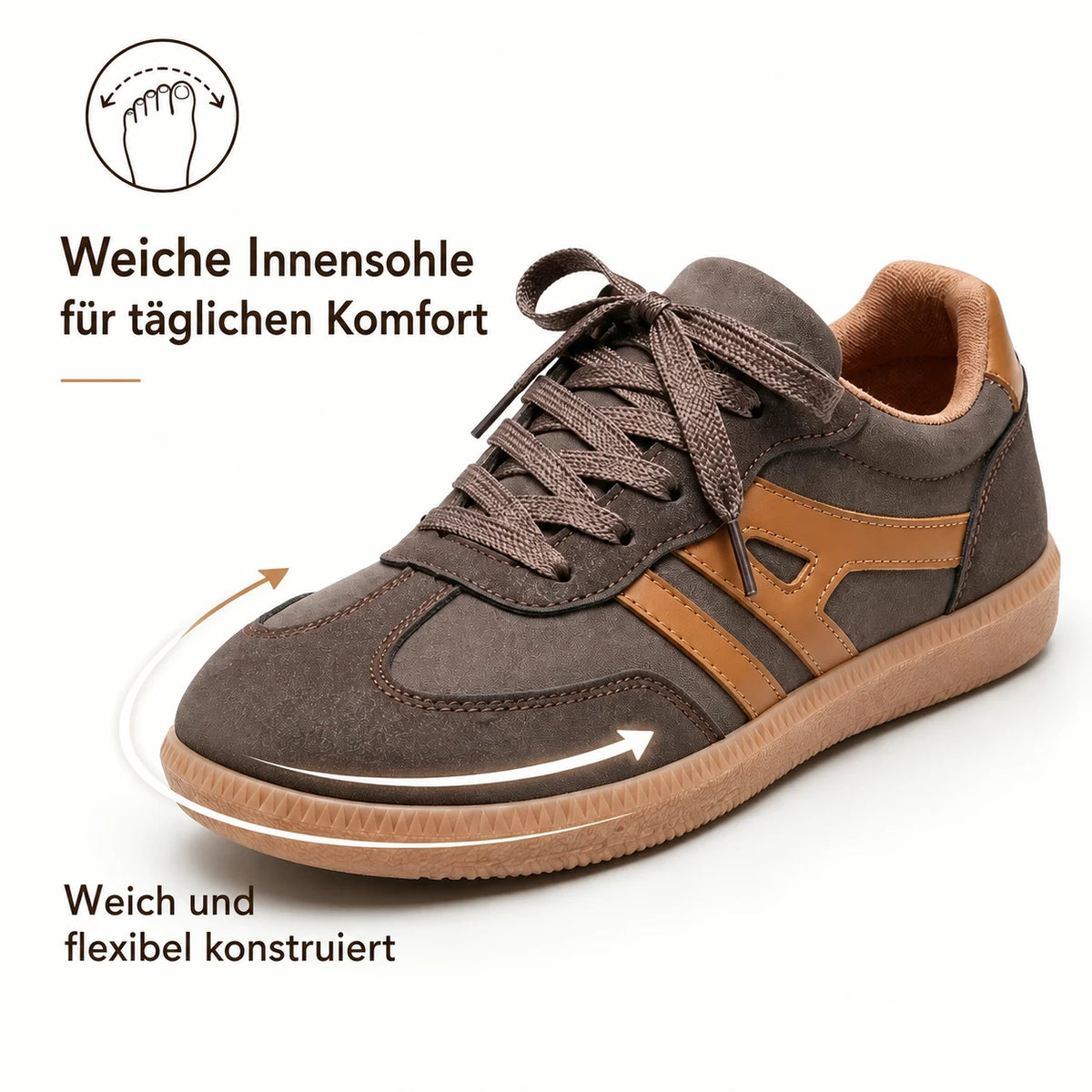Weiche Innensohle für täglichen Komfort