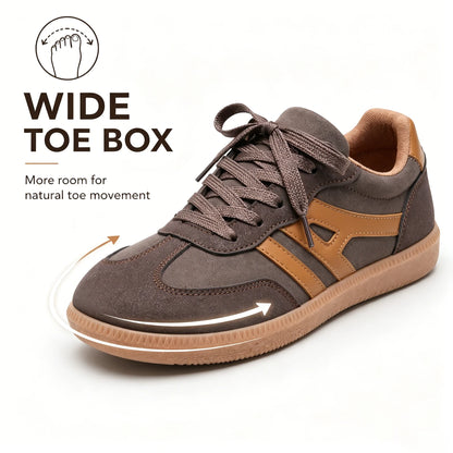 Damen Orthopädische Wildleder-Sneaker | Weites Komfort-Schuhwerk