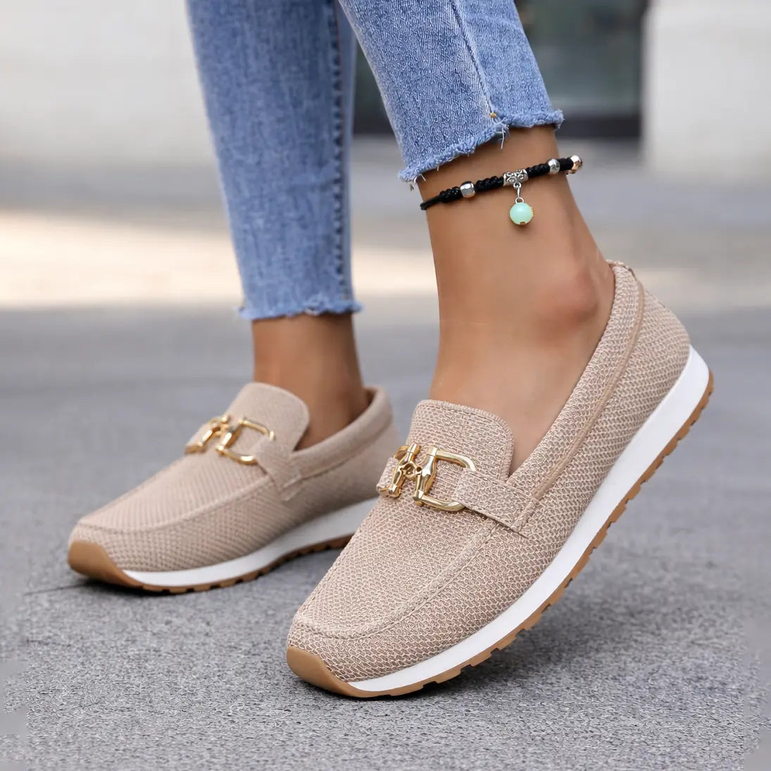 Damen Weite Orthopädische Loafer | Slip-On Komfortschuhe