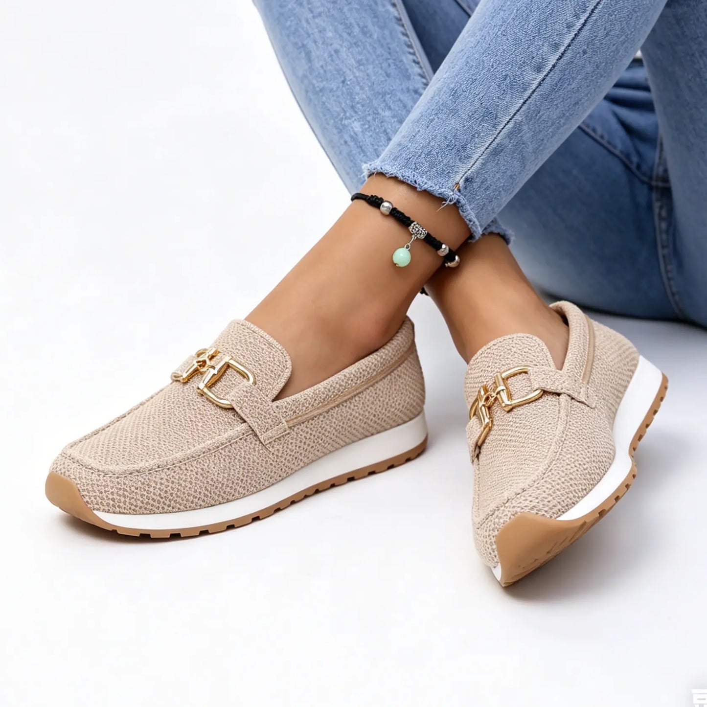 Damen Weite Orthopädische Loafer | Slip-On Komfortschuhe