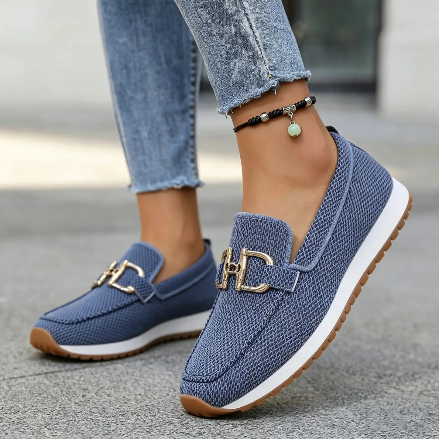 Damen Weite Orthopädische Loafer | Slip-On Komfortschuhe