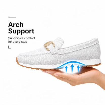 Damen Weite Orthopädische Loafer | Slip-On Komfortschuhe