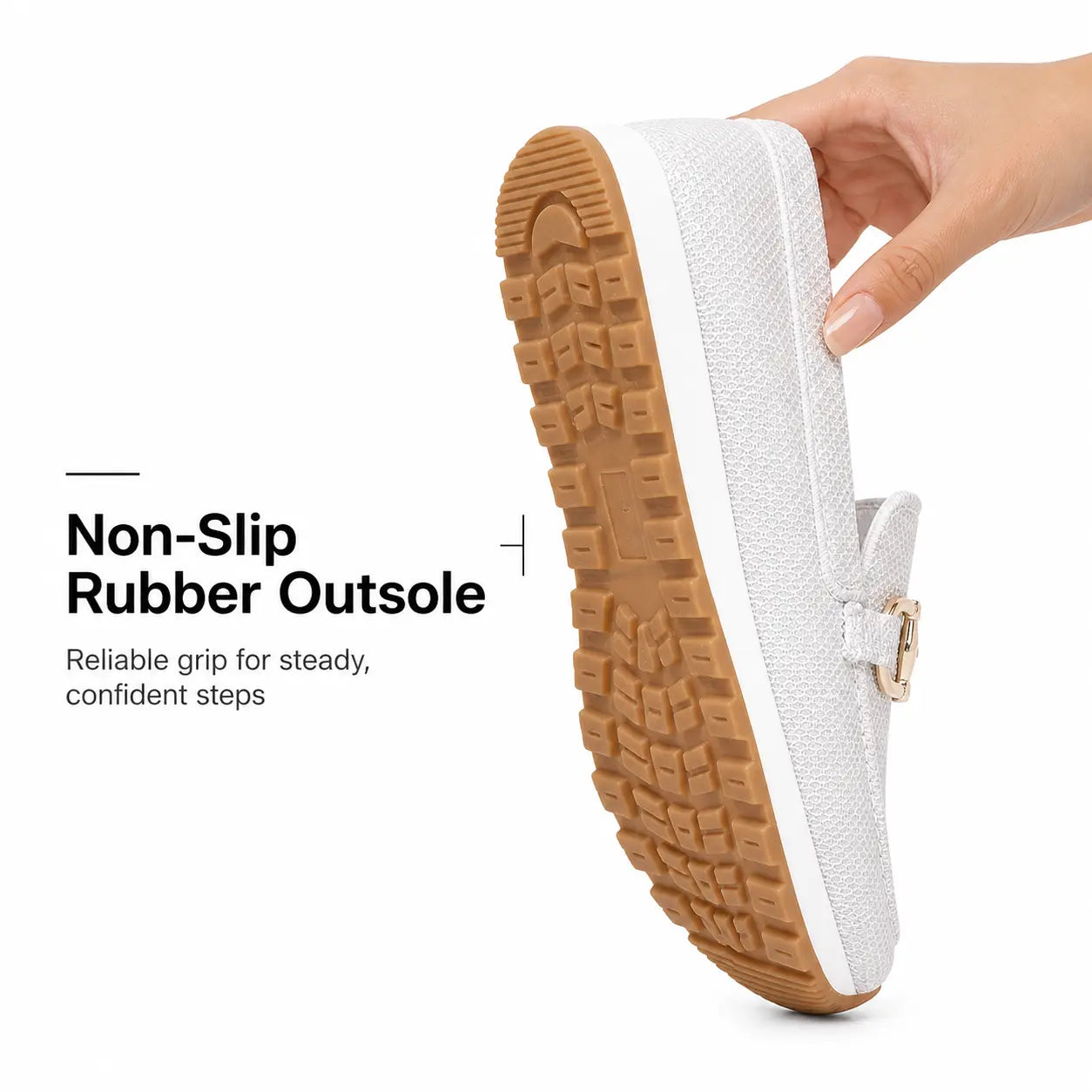 Damen Weite Orthopädische Loafer | Slip-On Komfortschuhe