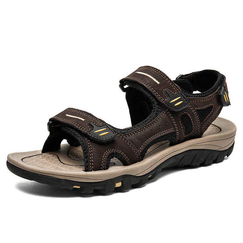 Herren Breite Zehenbox Verstellbare Orthopädische Stützsandalen