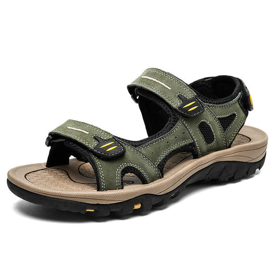 Herren Breite Zehenbox Verstellbare Orthopädische Stützsandalen