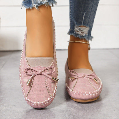 Damen Orthopädische Weite Slip-On Loafer