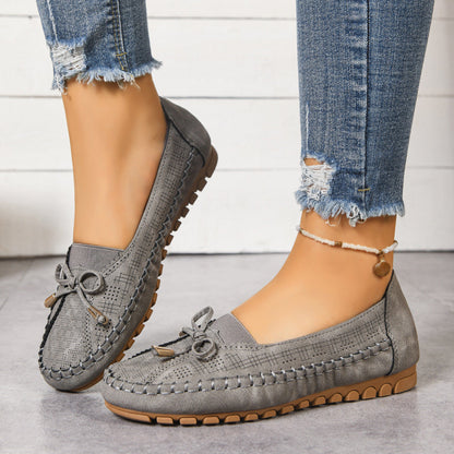 Damen Orthopädische Weite Slip-On Loafer