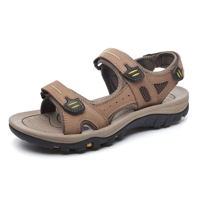 Herren Breite Zehenbox Verstellbare Orthopädische Stützsandalen