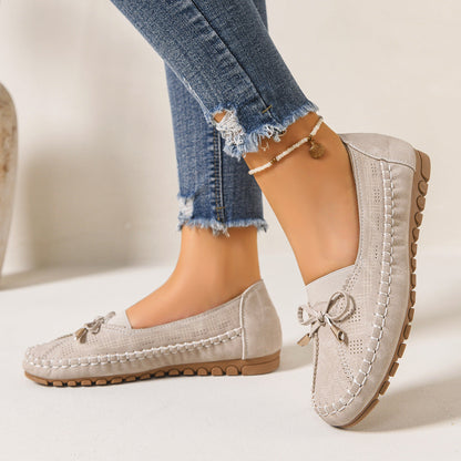 Damen Orthopädische Weite Slip-On Loafer