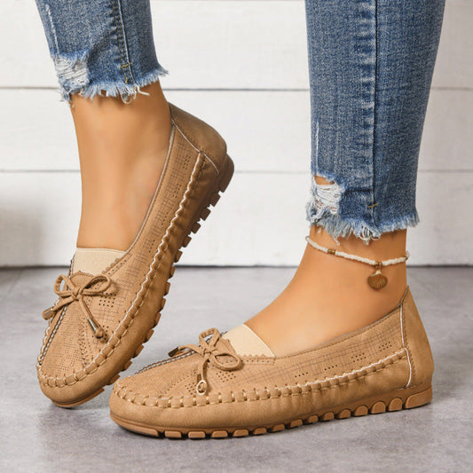 Damen Orthopädische Weite Slip-On Loafer