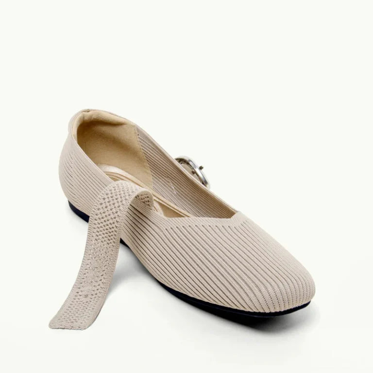 Damen Orthopädische Atmungsaktive Mary-Jane-Flats