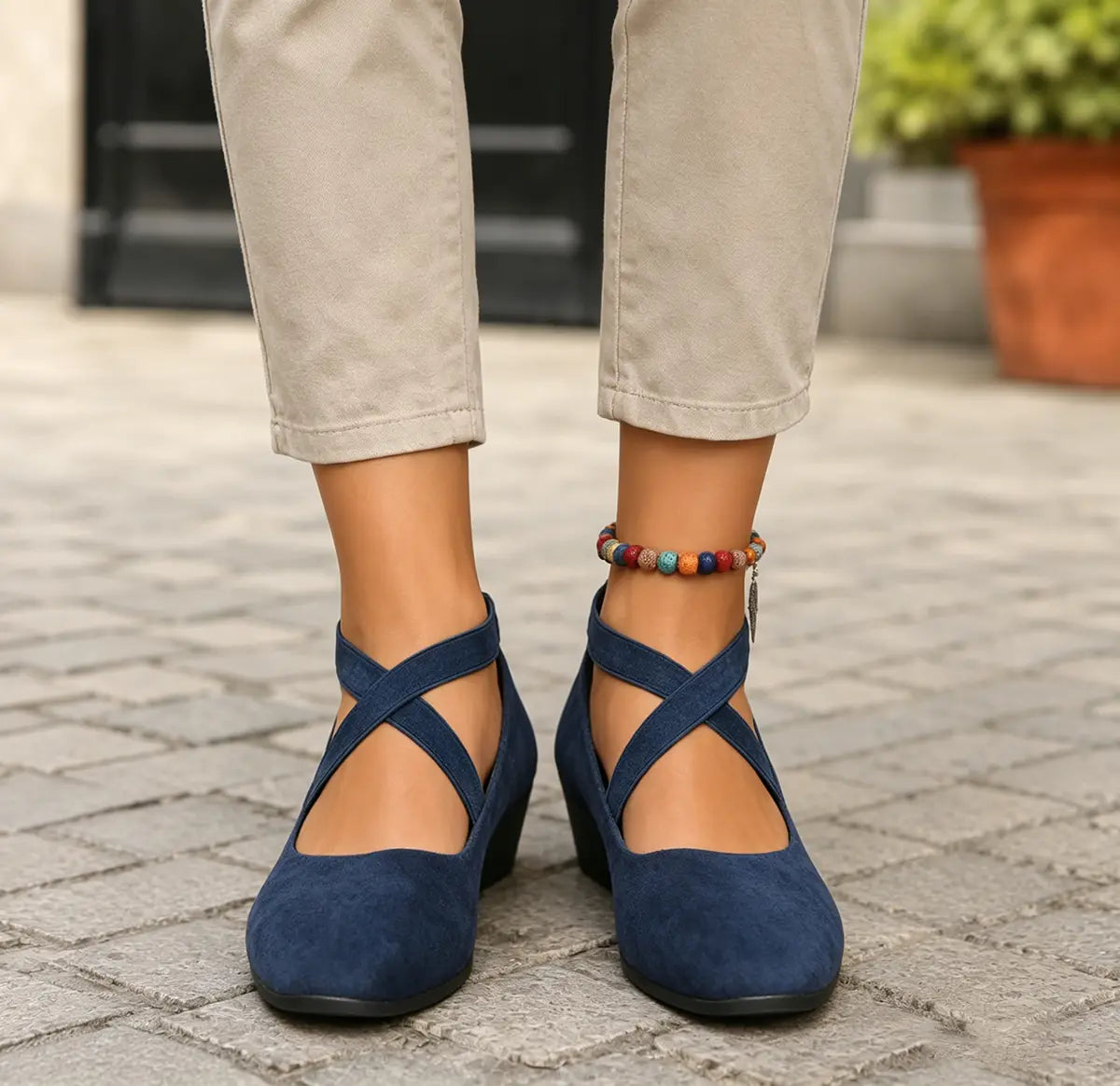 Damen Orthopädische Fußgewölbe-Flats – Leichte Komfortschuhe