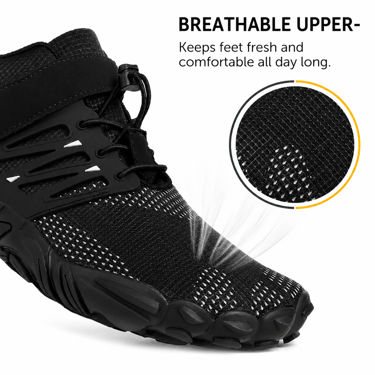 Leichte Orthopädische Barfußschuhe mit breiter Zehenbox – Unisex