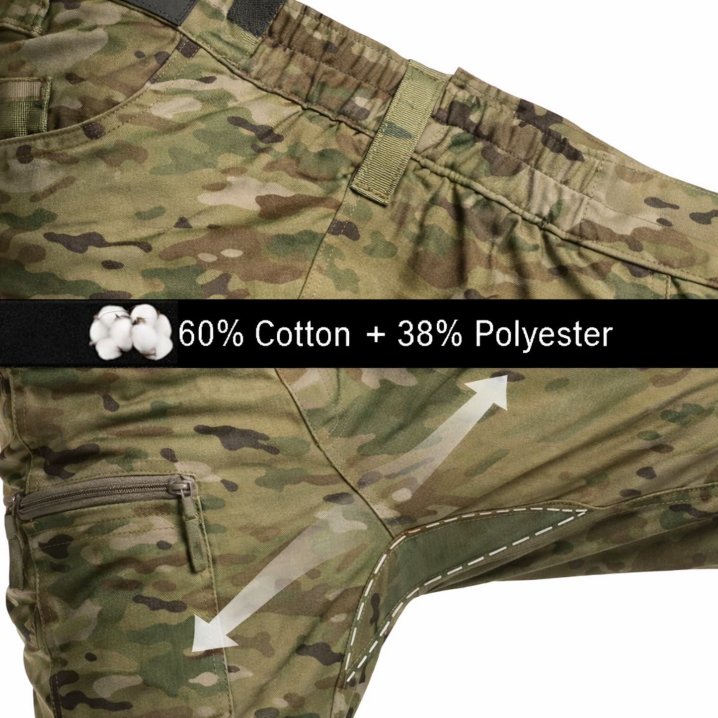 Herren Outdoor Tactical Wasserdichte Cargo-Hose