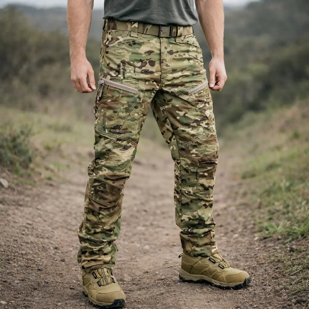 Herren Wasserdichte Tactical Multicam-Hose – Komfort, Robustheit & Flexibilität
