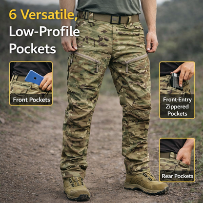 Herren Outdoor Tactical Wasserdichte Cargo-Hose