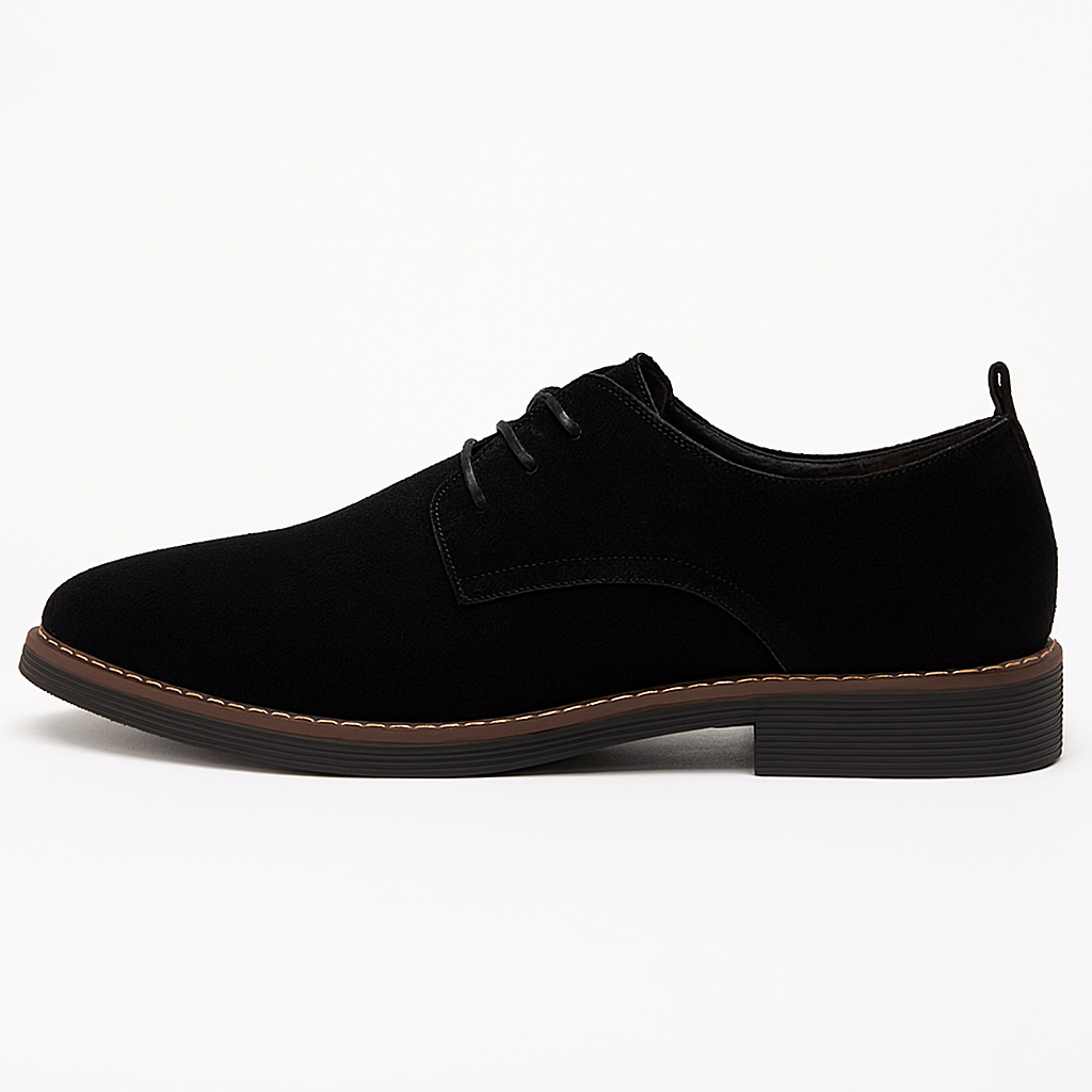 Herren-Derby-Schuhe mit runder Spitze