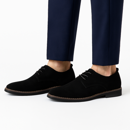 Herren-Derby-Schuhe mit runder Spitze