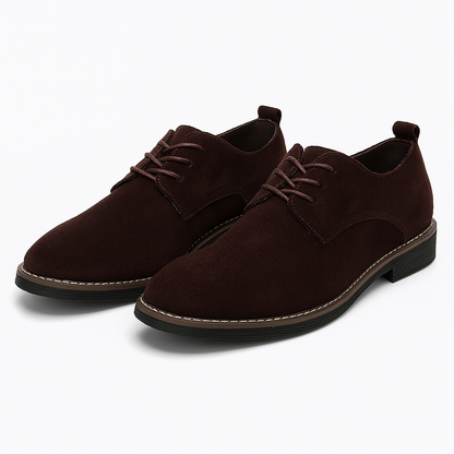Herren-Derby-Schuhe mit runder Spitze