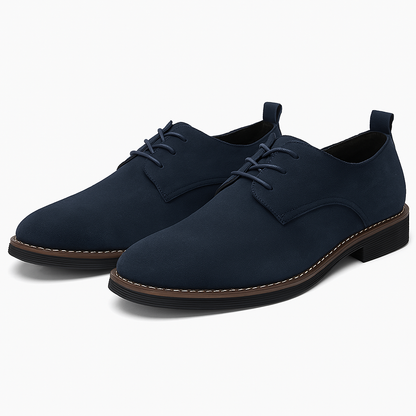Herren-Derby-Schuhe mit runder Spitze