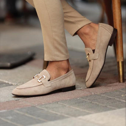 Herren-Loafer mit Metallspange