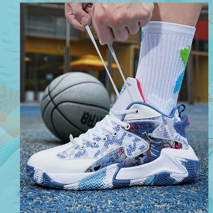Herren-Basketballschuhe mit Grafikmuster