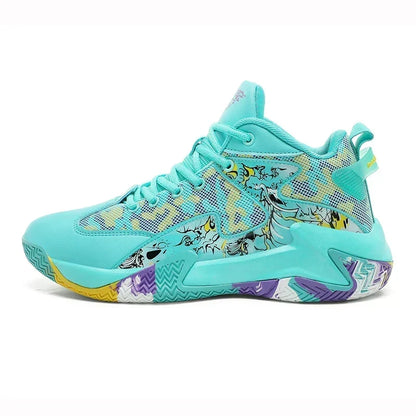 Herren-Basketballschuhe mit Grafikmuster