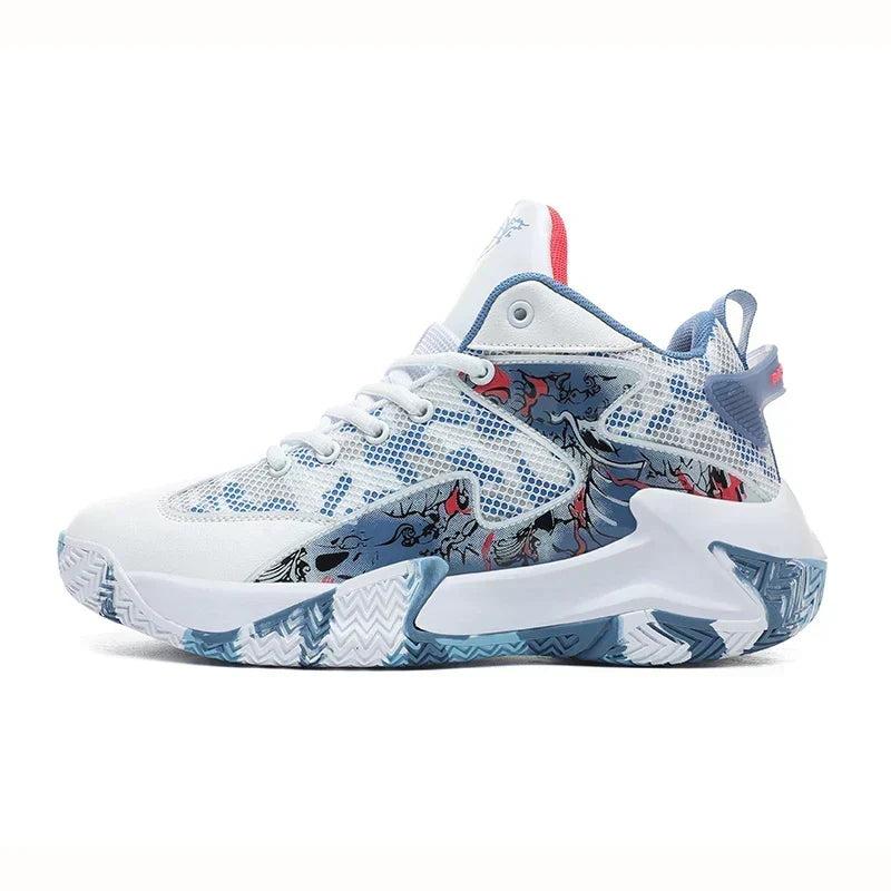 Herren-Basketballschuhe mit Grafikmuster