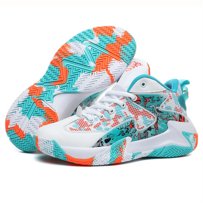 Herren-Basketballschuhe mit Grafikmuster