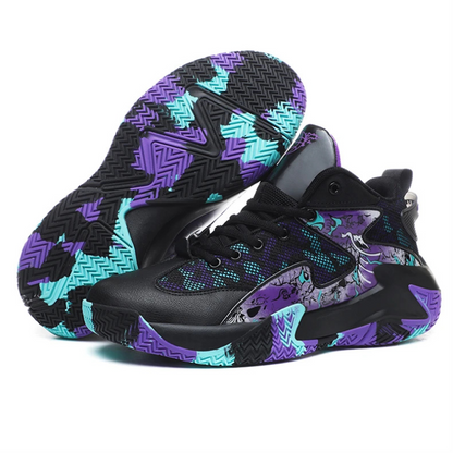 Herren-Basketballschuhe mit Grafikmuster
