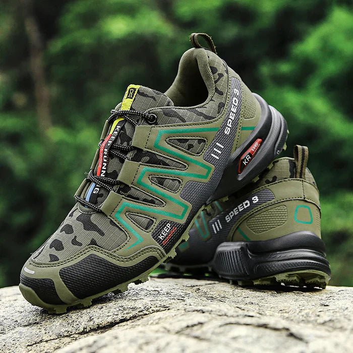 Herren-Sneaker mit Tarnmuster und gepolsterter Sohle