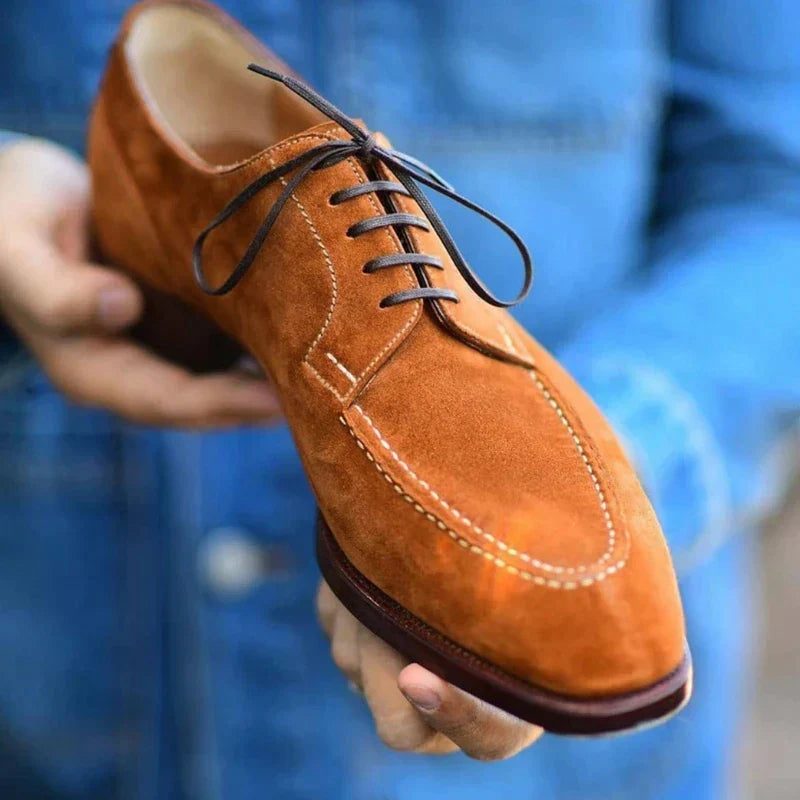 Herren-Oxford-Schuhe mit mandelförmiger Spitze