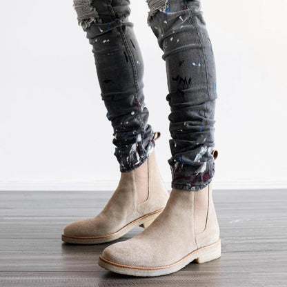 Herren-Chelsea-Boots mit elastischen Einsätzen