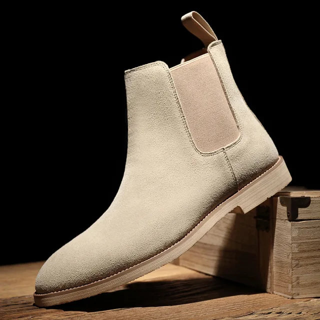 Herren-Chelsea-Boots mit elastischen Einsätzen