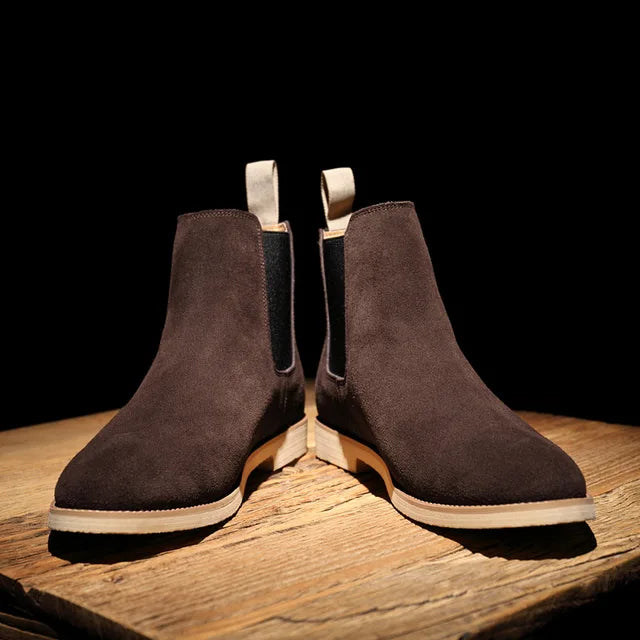 Herren-Chelsea-Boots mit elastischen Einsätzen