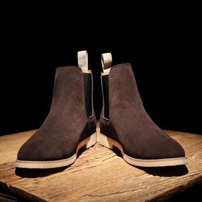 Herren-Chelsea-Boots mit elastischen Einsätzen