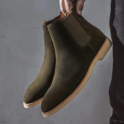 Herren-Chelsea-Boots mit elastischen Einsätzen