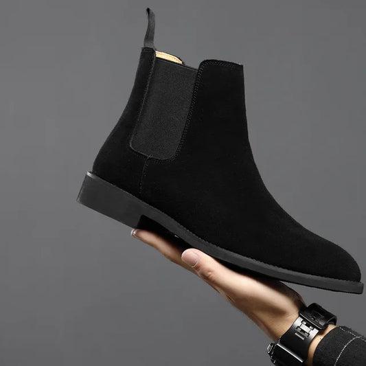 Herren-Chelsea-Boots mit elastischen Einsätzen