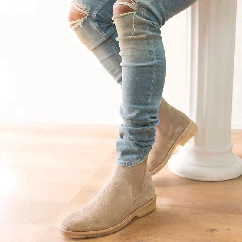 Herren-Chelsea-Boots mit elastischen Einsätzen