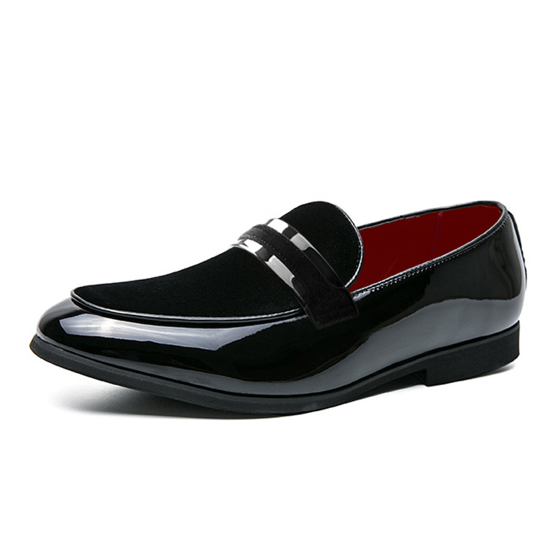 Herren-Loafer mit glänzender Oberfläche
