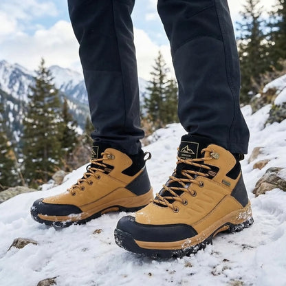 Herren-High-Top-Wanderstiefel mit Schnürung