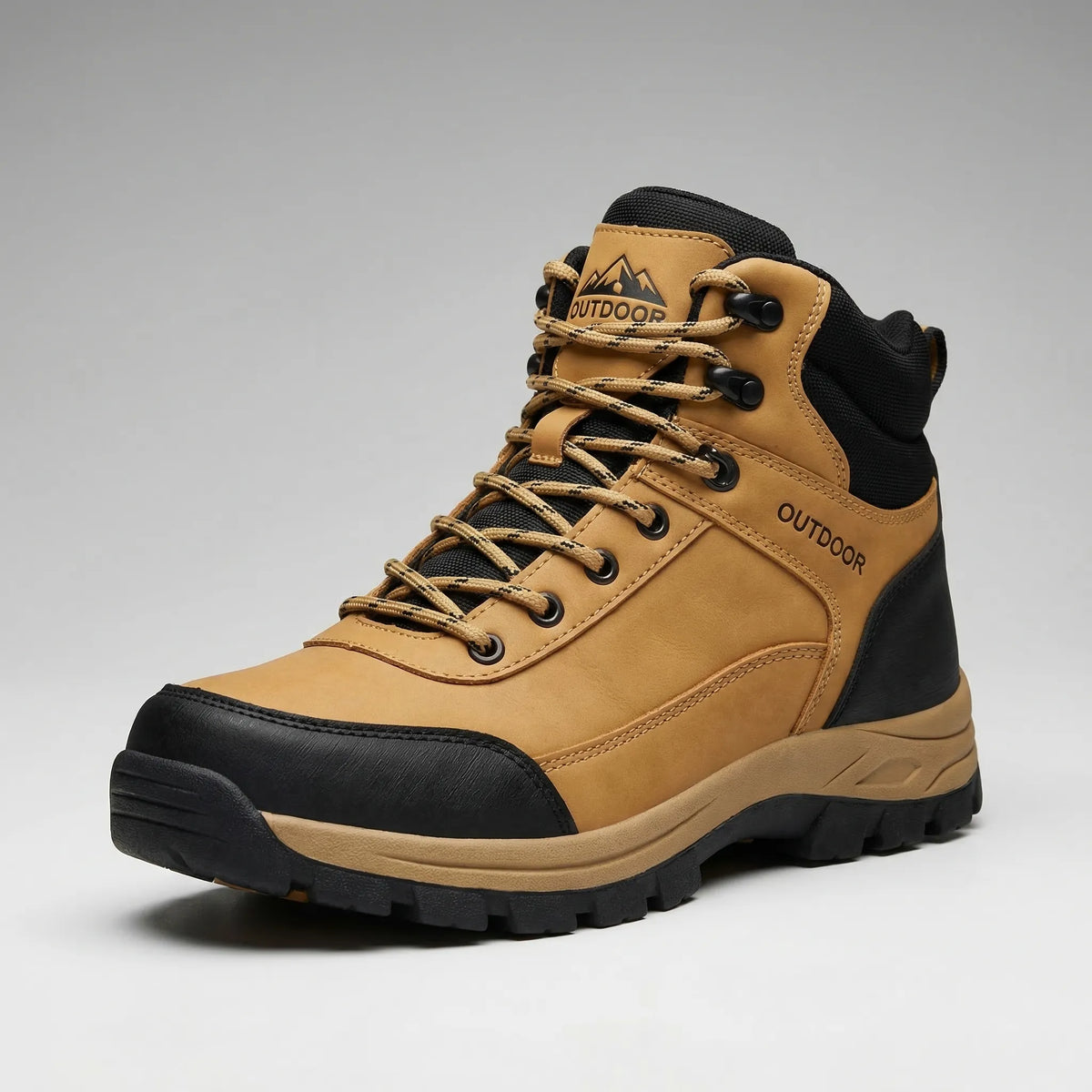 Herren-High-Top-Wanderstiefel mit Schnürung