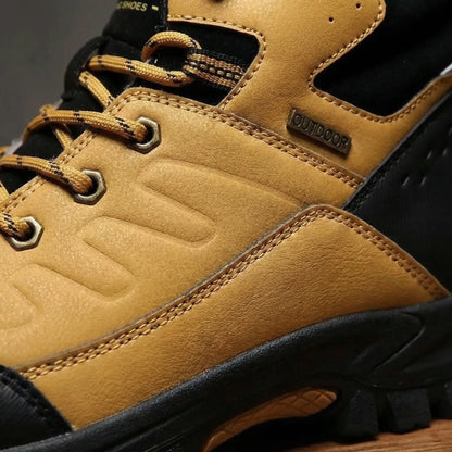 Herren-High-Top-Wanderstiefel mit Schnürung