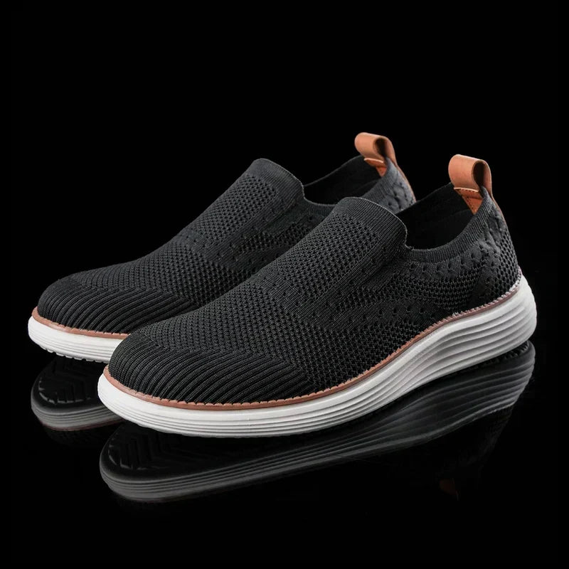 Herren-Slip-on-Sneaker mit breitem Zehenbereich