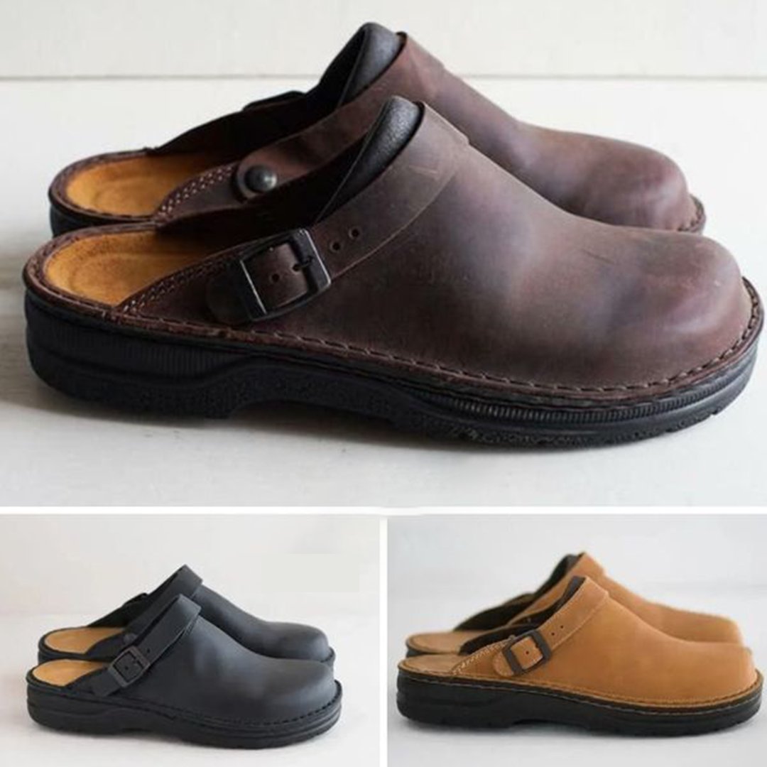 Herren-Clogs mit Fußgewölbestütze